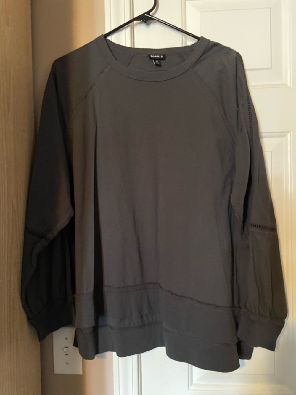 Torrid Charcoal Crewneck Sweatshirt